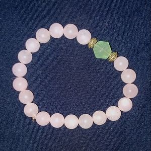 Rose quartz bracelet